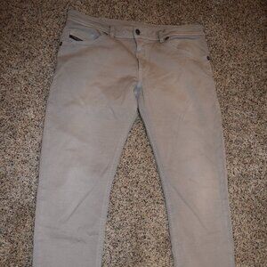Men's Grey Diesel Jeans - 34" X 32"